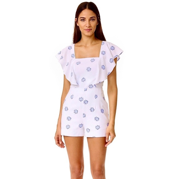 CLUB MONACO - Designer Darmida Ruffle Romper - Picture 5 of 6